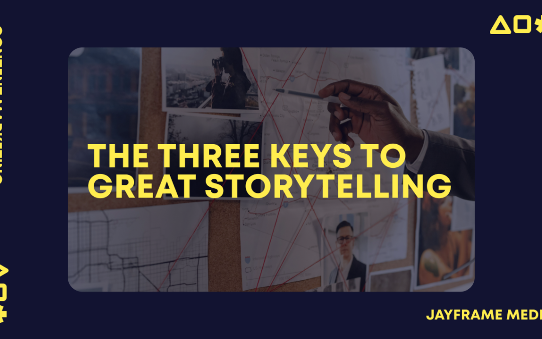 Story gathering, story shaping and storytelling.